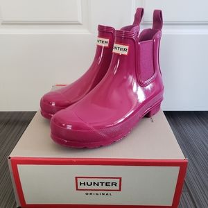 Hot Pink Hunter Bootie